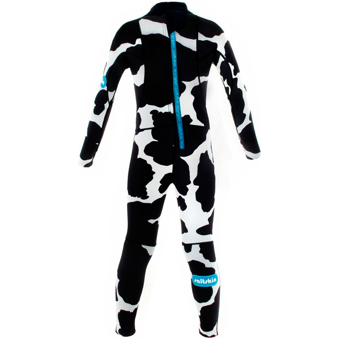 2023 Saltskin Junior 2mm Back Zip Wetsuit STSKNCOW01 - Cow